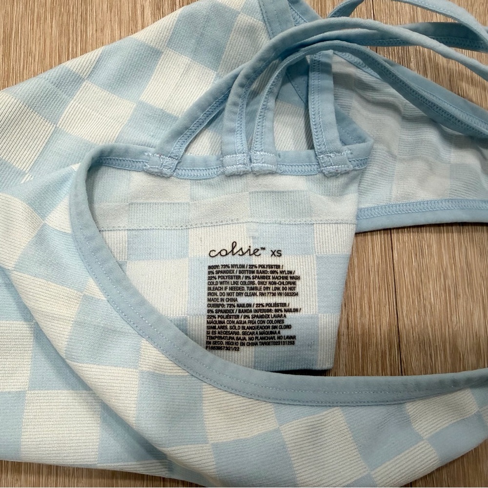 Colsie Checkered Tank Top - Picture 3 of 3